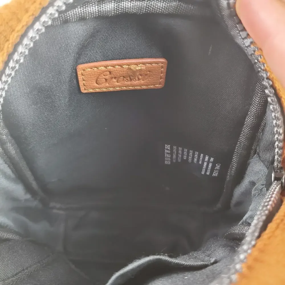 CROSSI |  Corduroy  |  Camel | Small  Crossbody Bag